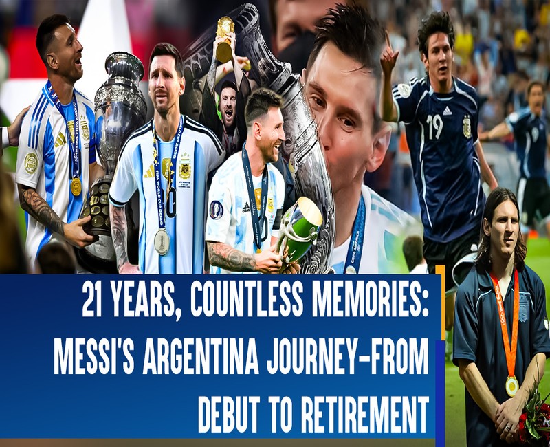 Lionel Messi’s Journey With Argentina Through the Years